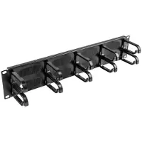 Lanberg AK-1204-B - 2U - Cable Management Panel
