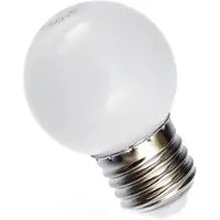 Spectrum LED Hvid E27 LED Globelampe 1W 230V