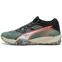 Puma Eliminate NITRO SQD 4 Handball Shoes Unisex, Shoes, Eucalyptus/Black/Glowing Red, 48