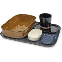 Serax La Nouvelle Table ekstra dyb fad No5 L 4 stk Brown