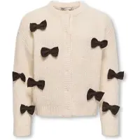 ONLY GIRLS Cardigan 'KMGRosalin' lysebeige / brun-meleret
