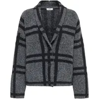 JDY Cardigan 'JDYLydia' grå / sort