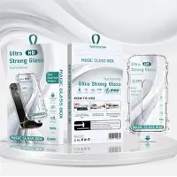 Mtp Products iPhone 14 Pro Max HD Skærmbeskyttelse Hærdet Glas med automatisk værktøj til fjernelse af støv - 9H