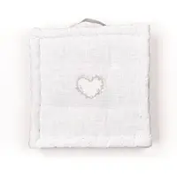 TODAY gulvpude til siddning CONSTANCE, muslin bomuld, 40 x 40 x 10 cm