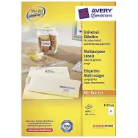 Avery-Zweckform - Hvid - 105 x 74 mm 800 etikette(r) (100 ark x 8) etiketter til flere formål