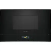 Siemens iQ700 BE732R1B1, Indbygget, Kombination mikroovn, 21 L, 900 W, Berøring, Sort