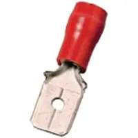 INTERCABLE TOOLS GmbH Isoleret spadestik rød 6,3x0,8 0,5-1mm2 - (100 stk.)