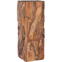 vidaXL sidebord 30x30x80 cm massivt teaktræ