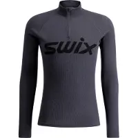 Swix RaceX Merino Half Zip, herre, mørkegrå