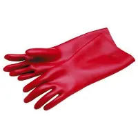 Cimco 140240, Isolerende handsker, Rød, Voksen, Unisex, Beskyttelse mod elektrostatisk udladning (ESD), Latex