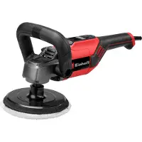 Einhell CC-PO 1100/150 CE, Roterende bilpolermaskine, 3500 rpm, 1100 W, Sort, Grå, Rød, 2,05 kg, Vekselstrøm