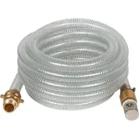 Einhell sugeslange med messing adapter 1"x Ø25 mm. 7 meter klar