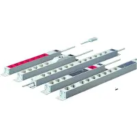 Rittal - Strømfordelingsenhed (rackversion) - input: strøm - output-stikforbindelser: 7 (strøm) - 1U - 2 m ledning