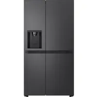 LG GSLC41EPPE - Køleskab/fryser - side-by-side med vanddispenser, isdispenser - bredde: 91.3 cm - dybde: 73.5 cm - højde: 179 cm - 641 liter - Klasse E - essence matt black