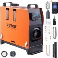 Vevor Diesel Luftvarmer Alt-i-en 12V 5-8KW Bluetooth App LCD til Bil, Autocamper