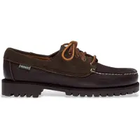 Sebago Sebagotil mænd. 77123CW Brune Askook-mokkasiner i læder (45), Fast, 1-3 cm, Blonder, Casual, Klassisk
