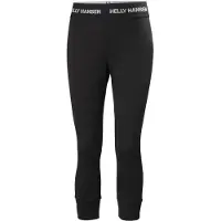 Helly Hansen Lifa Merino Midweight 3/4 Pant, dame, sort