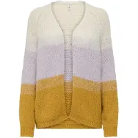 ONLY Cardigan 'ONLALYSSA' ecru / safran / lilla