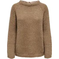 ONLY Pullover 'SHINE' brun