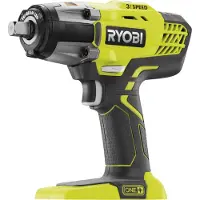 Ryobi One+ R18IW3-0 - Stødnøgle - ledningfri - 3-hastigheders - 1/4 hexsokkel, 1/2 kvadratisk drev - 400 N·m - intet batteri - 18 V