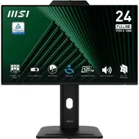 MSI PRO MP242PMG - LCD-skærm - 24 (23.8 til at se) - 1920 x 1080 Full HD (1080p) @ 120 Hz - IPS - 300 cd/m² - 1500:1 - 1 ms - HDMI, VGA, DisplayPort - højtalere