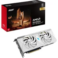Acer Nitro Radeon RX 9060 XT OC 8GB White Edition, Radeon RX 9060 XT, 8 GB, GDDR6, 128 Bit, 7680 x 4320 pixel, PCI Express 5.0