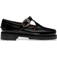 Sebago Sebagotil kvinder. 751244W Aurora lædersko sort (36), 1-3 cm, Spænder, Casual