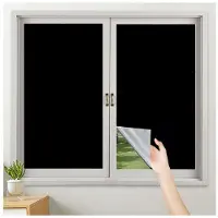 INF DIY mørklægningsgardin Black 145 x 100 cm
