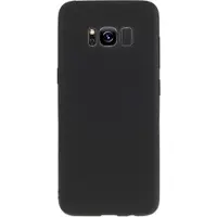 Mtp Products Anti-Fingeraftryk Mat Samsung Galaxy S8 TPU Cover - Sort