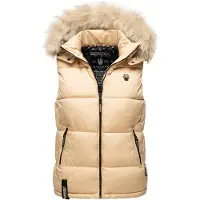 MARIKOO Vest 'Eisflöckchen' sand