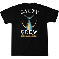 Salty Crew - T-shirts - Tailed Black til UnisexBomuld - Størrelse S - Sort