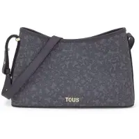 Tous TOUStil kvinder. 2002183148 Kaos Mini Lines medium citytaske grå (OSFA), Casual, Polyuretan