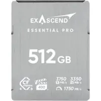 EXASCEND Cfexpress 4.0 Type B Essential Pro 512gb Hukommelseskort