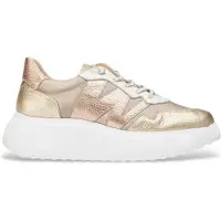 Wonders Wonderstil kvinder. A-3622 Zénit-tøfler i bronze (39), Læder, 3-5 cm, Blonder, Casual