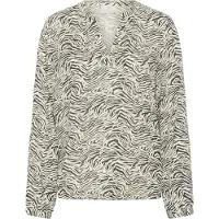 Kaffe Bluse 'KADitte' champagne / sort