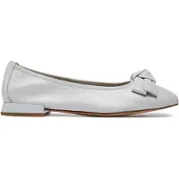 Caprice Ballerina, blue, made of Leather with Trapeze heel, Size 37