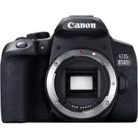 Canon EOS 850D - Digitalkamera - SLR - 24.1 MP - APS-C - 4K / 30 fps - kun kamerahus - Wi-Fi, Bluetooth - sort