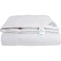 Nordstrand Luksus helårsdyne - 100% fine moskusdun - 240x220 cm - moskusdyne med bomuldssatin bolstre
