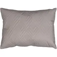 Borg Living Pyntepude - 45x60 cm - 2 sidet - Sandfarvet og hvid - Sofapude