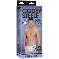 Doc Johnson Codey Steele ULTRASKYN Dildo 20 cm - Vanilla
