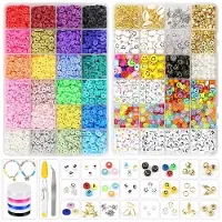 Pro Merkki Smykkesæt - Heishi & Charms Perler - 7000 stk