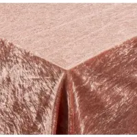 Borg Living Rosa velour dug - 15 meter dug - Nervøs velour - Blødt velour stof til borddug - Pakker med 3 meter