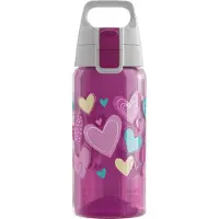 SIGG Viva One, 0,5 ml, Cykel, Fitness, Vandring, Sport, Flerfarvet, Plast, Hjertemønster, Tyskland