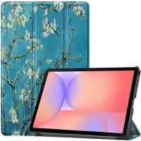 Mtp Products Samsung Galaxy Tab S10 Lite Tri-Fold Series Smart Folio-etui - Hvide blomster