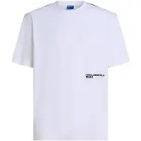 Karl lagerfeld JEANS Bluser & t-shirts grå / mørkegrå / sort / hvid