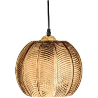 Bloomingville - Adar Glass Pendant Lamp 22x20 cm - Brown