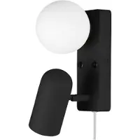 Globen Lighting Doppio væglampe Sort