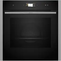 NEFF B64FS31N0, Medium, 71 L, Pap, 71 L, Sort, Rustfrit stål, Berøring