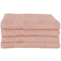 Borg Bambus badehåndklæde - 70x140 cm - Lys Rosa - Bambus/bomuld - Frotté håndklæde fra Excellent
