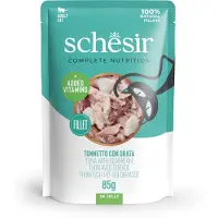 Schesir Økonomipakke: 24 x 85 g Complete Nutrition Filet i gelé - Tun med dorade
